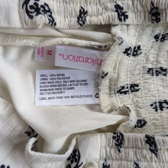 🎉 4 for $25 🎉 Xhilaration Boho Lounge Pull On Wide Leg Pants Size Medium - Picture 7 of 13